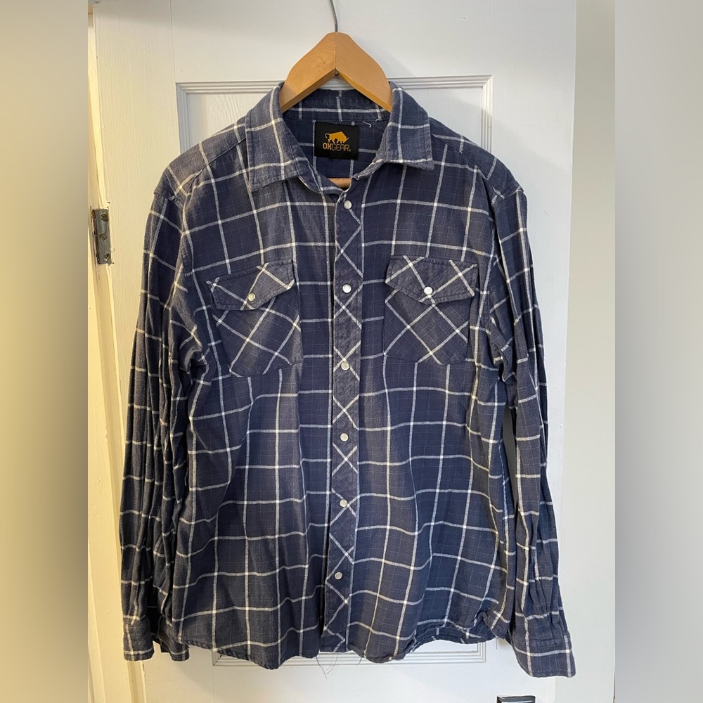 Plaid flannel shirt